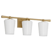 Quorum - 5204-3-280 - Three Light Vanity - Goodwin - Aged Brass