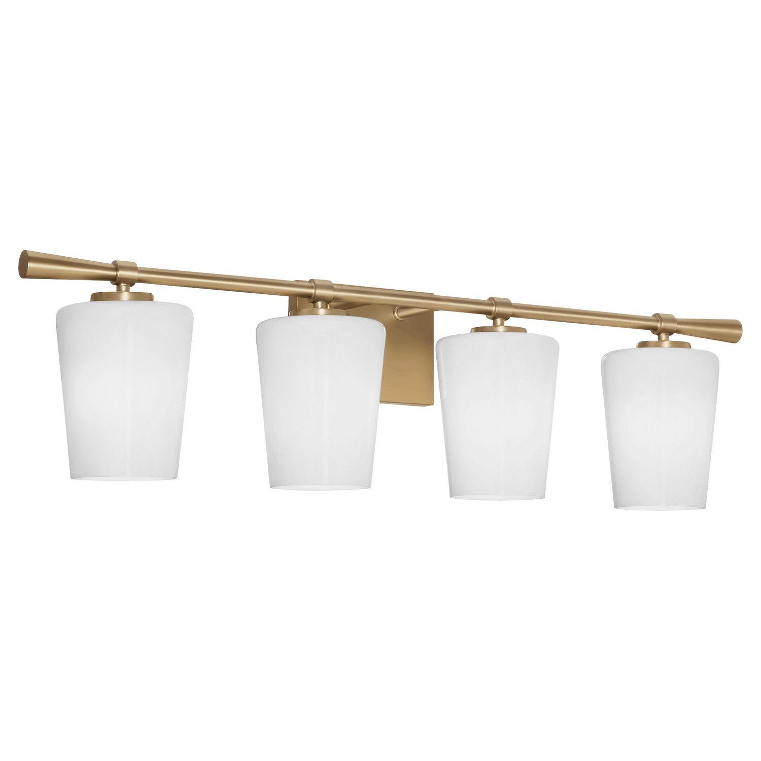 Quorum - 5204-4-280 - Four Light Vanity - Goodwin - Aged Brass
