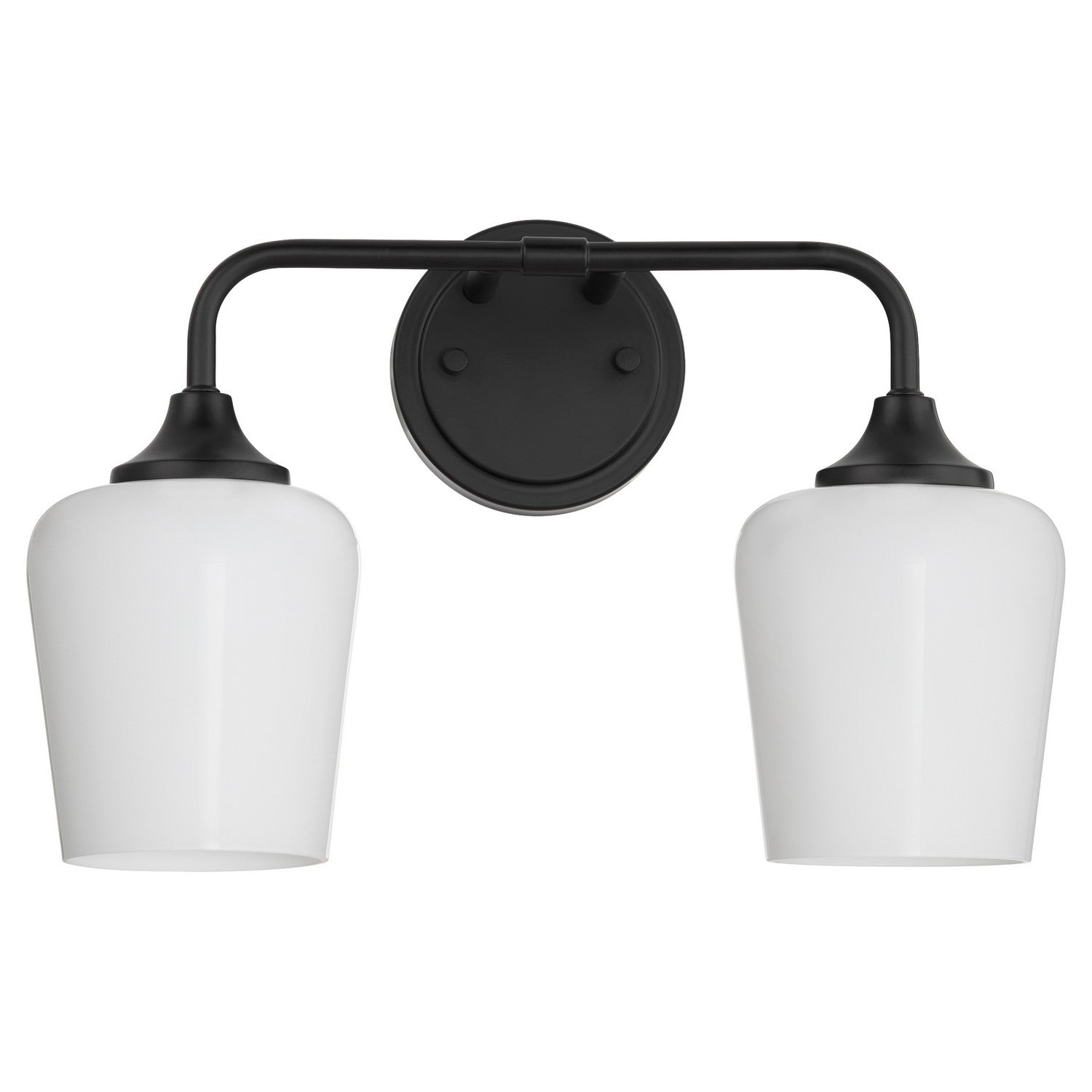 Quorum - 5313-2-259 - Two Light Wall Mount - Raymond - Matte Black