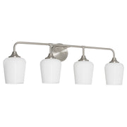 Quorum - 5313-4-265 - Four Light Wall Mount - Raymond - Satin Nickel