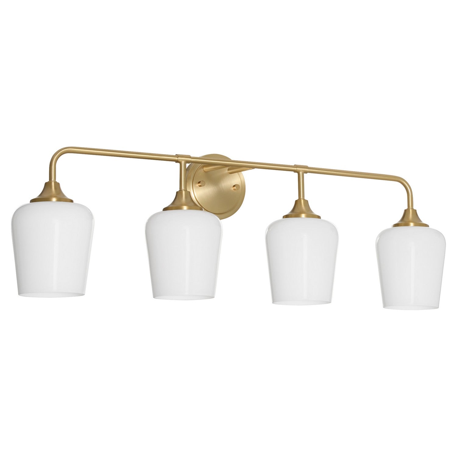 Quorum - 5313-4-280 - Four Light Wall Mount - Raymond - Aged Brass