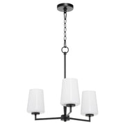 Quorum - 6204-3-259 - Three Light Chandelier - Goodwin - Matte Black