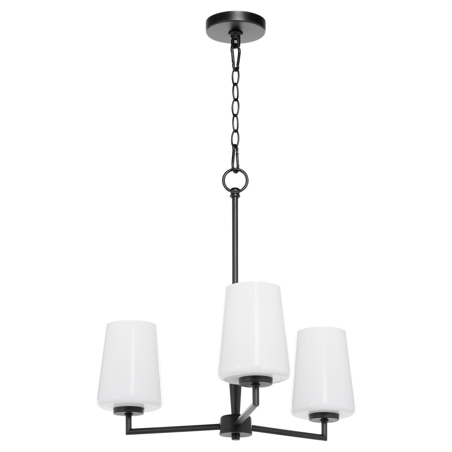 Quorum - 6204-3-259 - Three Light Chandelier - Goodwin - Matte Black