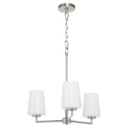 Quorum - 6204-3-265 - Three Light Chandelier - Goodwin - Satin Nickel
