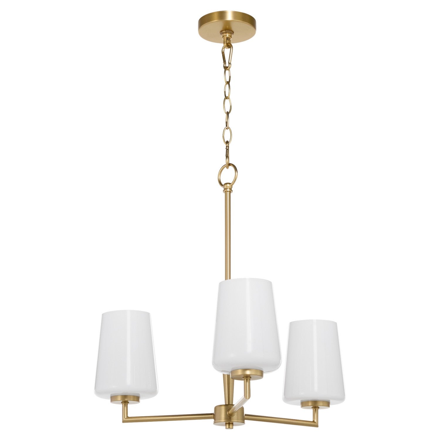 Quorum - 6204-3-280 - Three Light Chandelier - Goodwin - Aged Brass