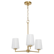 Quorum - 6204-3-280 - Three Light Chandelier - Goodwin - Aged Brass