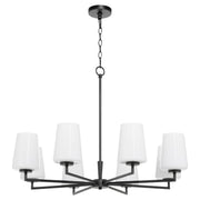 Quorum - 6204-8-259 - Eight Light Chandelier - Goodwin - Matte Black