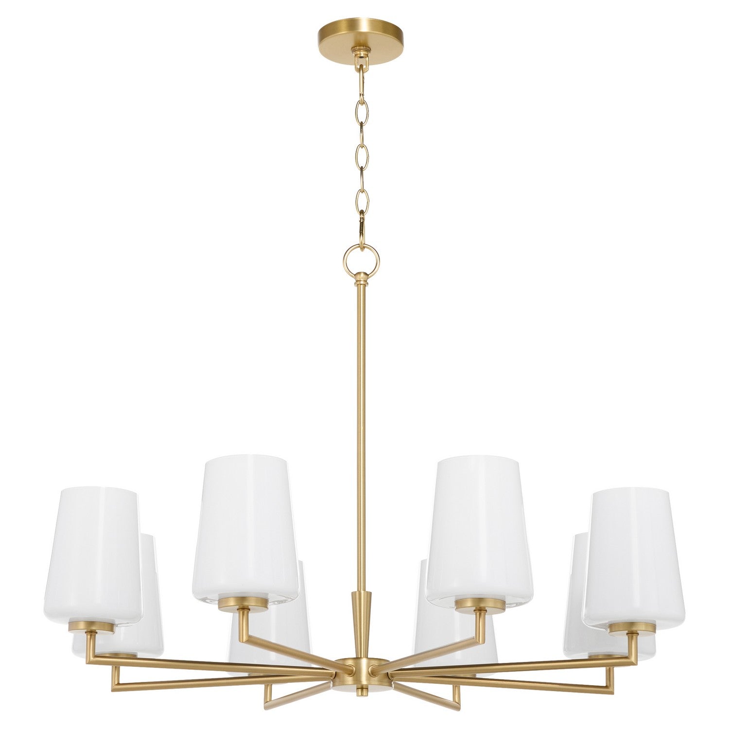 Quorum - 6204-8-280 - Eight Light Chandelier - Goodwin - Aged Brass