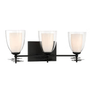 Minka-Lavery - 10253-899 - Three Light Vanity - Elowen - Dark Matte Black