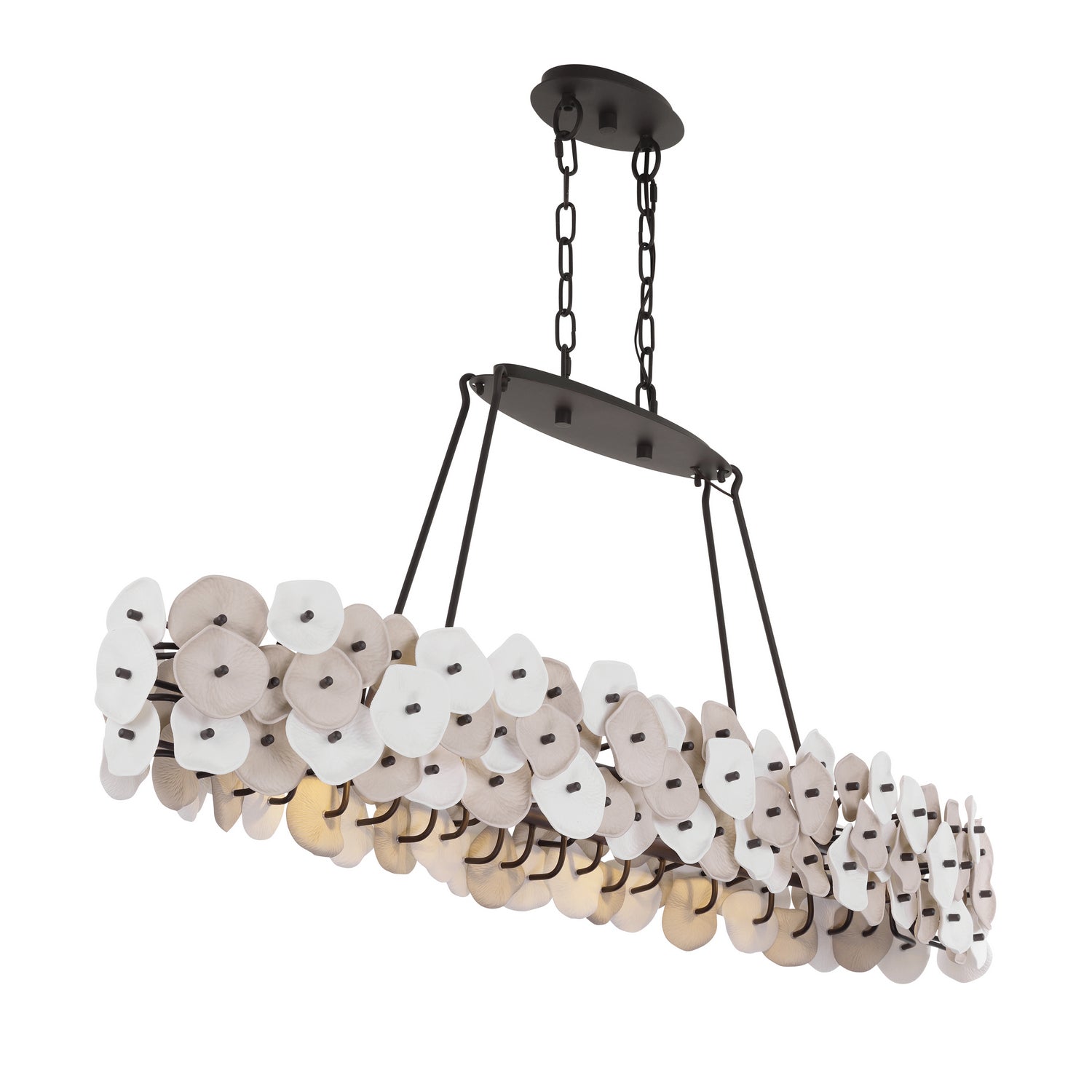 Metropolitan - N1526-860 - Four Light Linear Chandelier - Ravelin - Dark Bronze