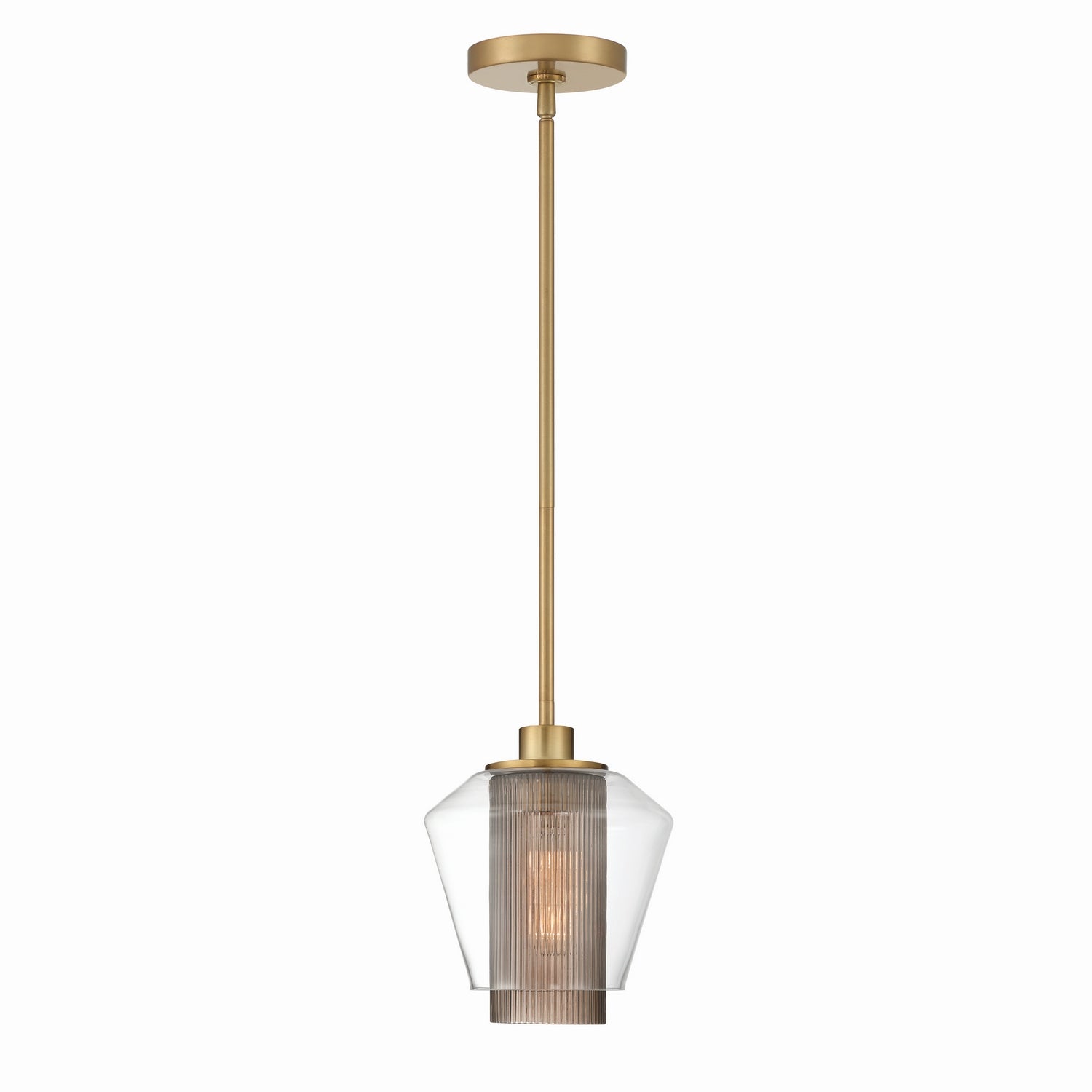 Minka-Lavery - 14015-732 - One Light Mini Pendant - Kiruna - Legacy Brass
