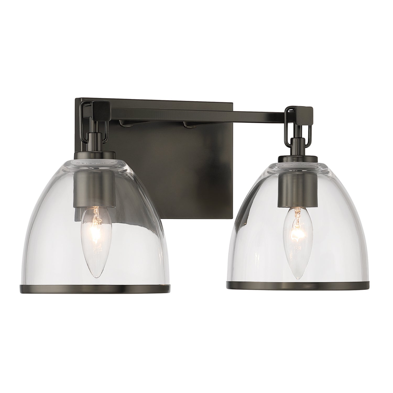 Minka-Lavery - 15022-749 - Two Light Vanity - Wynnfrost - Rustic Gun Metal