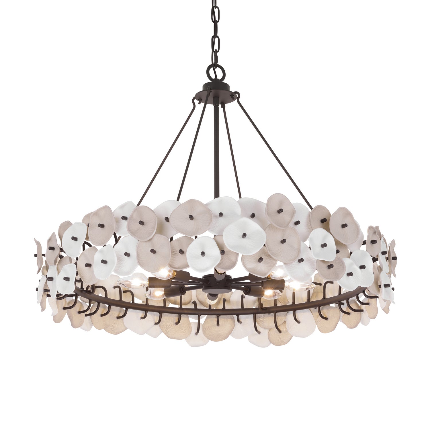 Metropolitan - N1528-860 - Eight Light Pendant - Ravelin - Dark Bronze