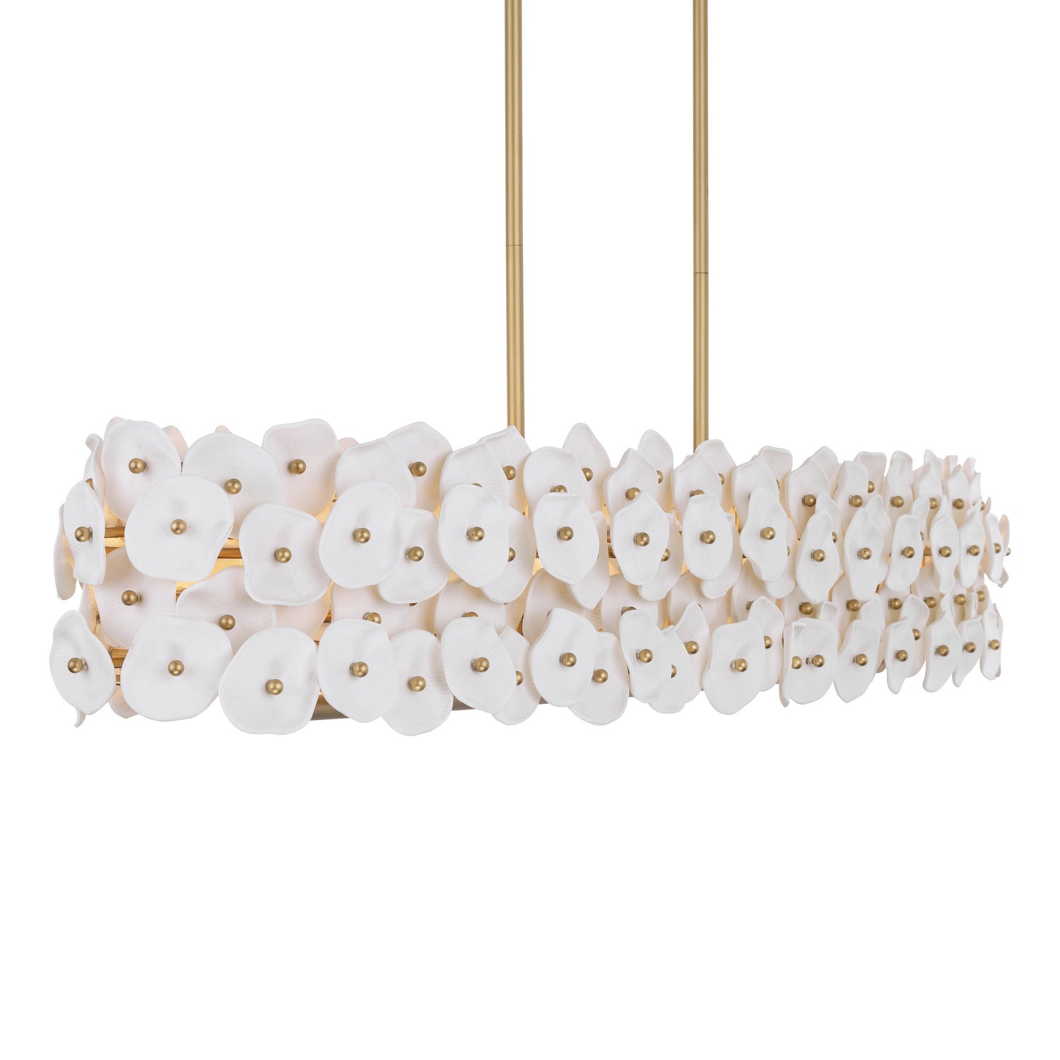 Metropolitan - N1825-732 - Six Light Linear Chandelier - Coastlyn - Legacy Brass