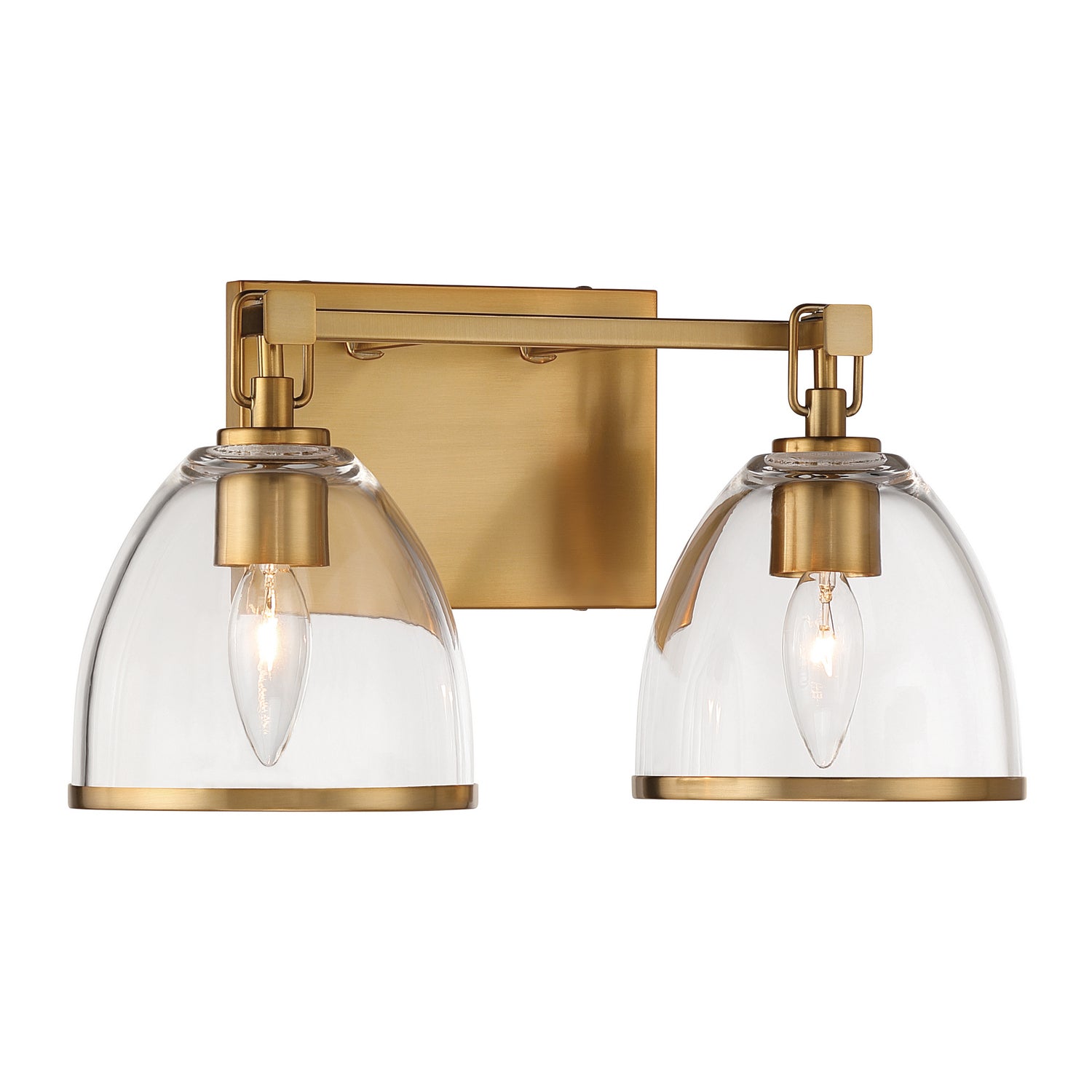 Minka-Lavery - 15022-791 - Two Light Vanity - Wynnfrost - Brushed Gold