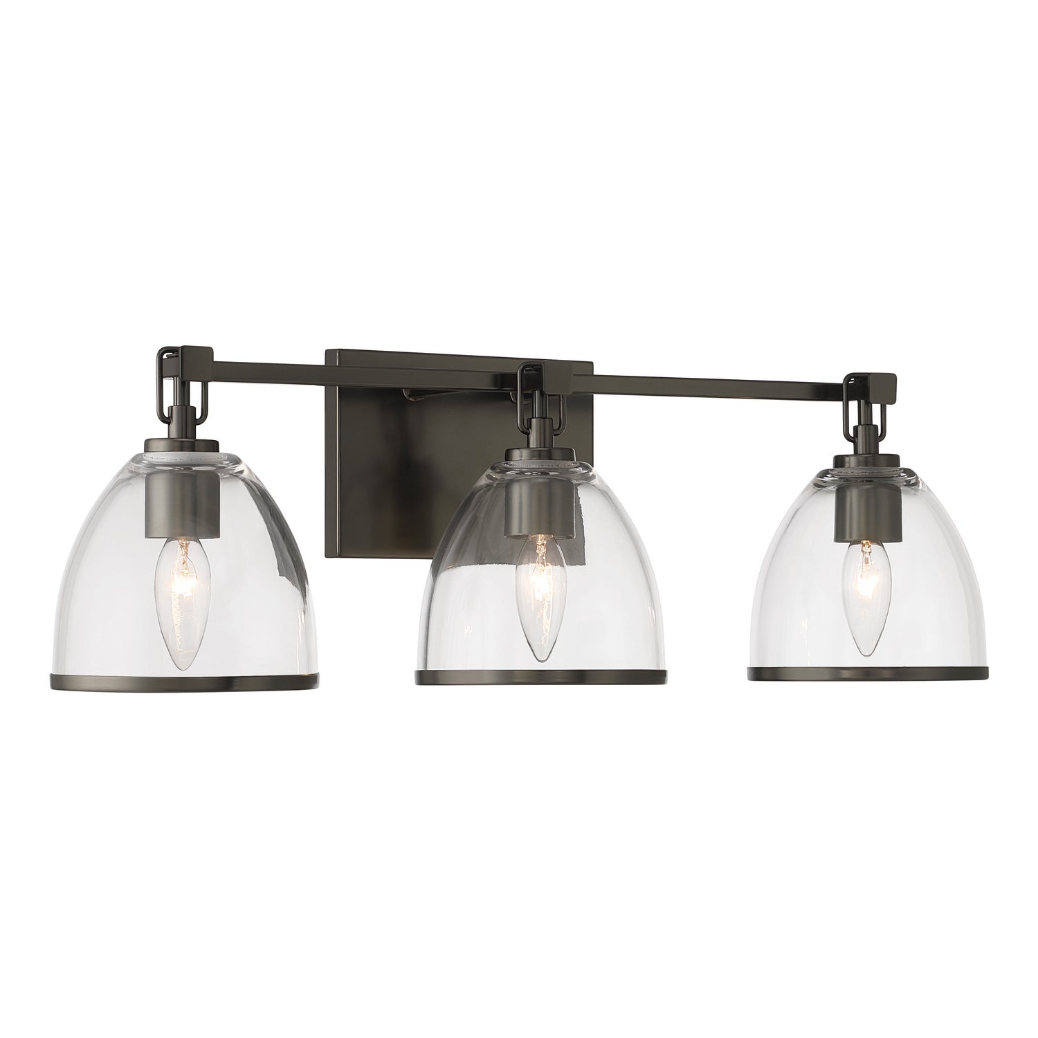 Minka-Lavery - 15023-749 - Three Light Vanity - Wynnfrost - Rustic Gun Metal