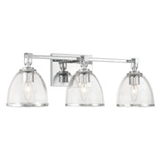 Minka-Lavery - 15023-77 - Three Light Vanity - Wynnfrost - Chrome