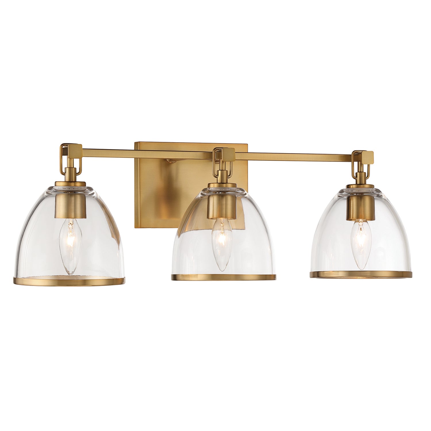 Minka-Lavery - 15023-791 - Three Light Vanity - Wynnfrost - Brushed Gold