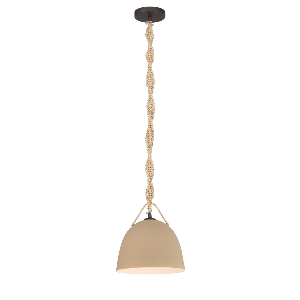 Minka-Lavery - 16065-860 - One Light Pendant - Cordón - Dark Bronze