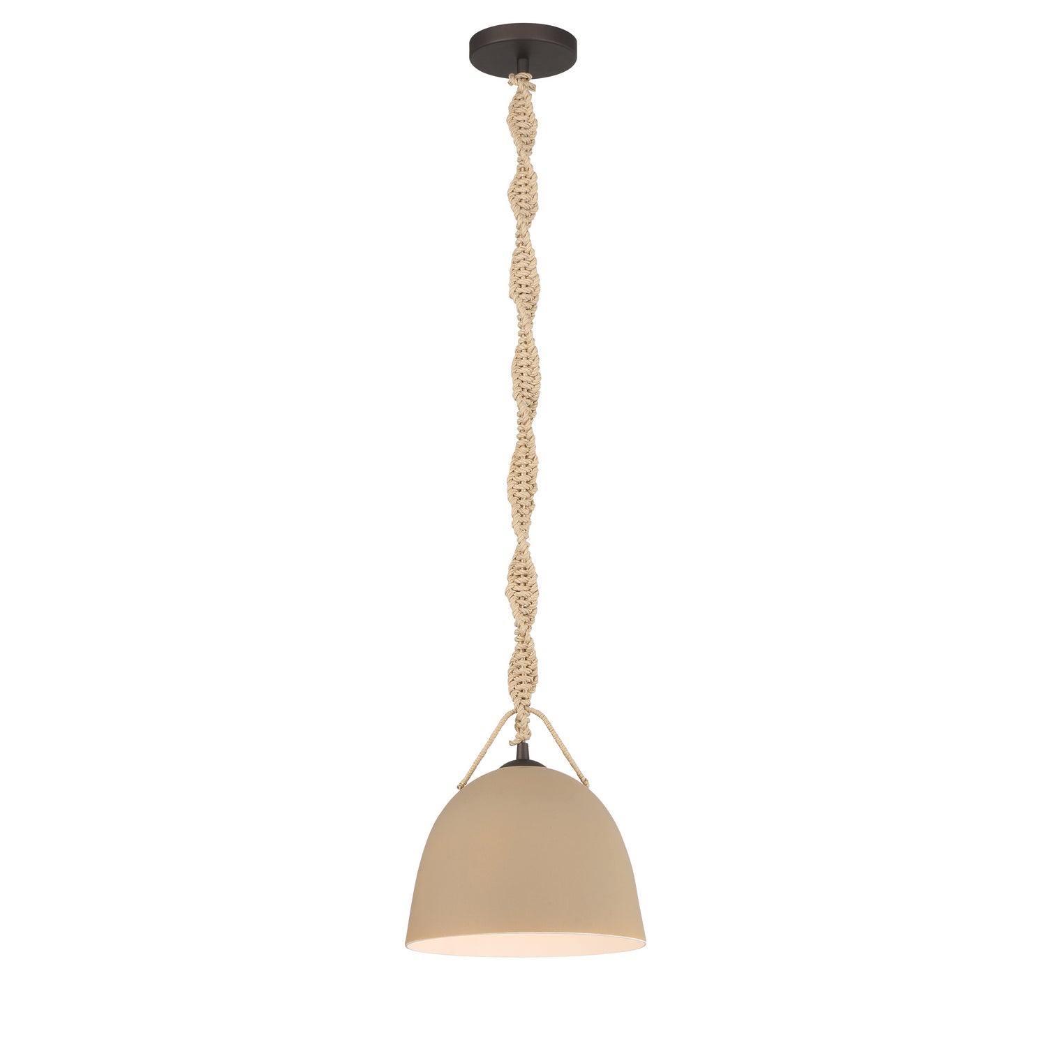 Minka-Lavery - 16065-860 - One Light Pendant - Cordón - Dark Bronze