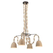 Minka-Lavery - 16066-860 - Four Light Pendant - Cordón - Dark Bronze