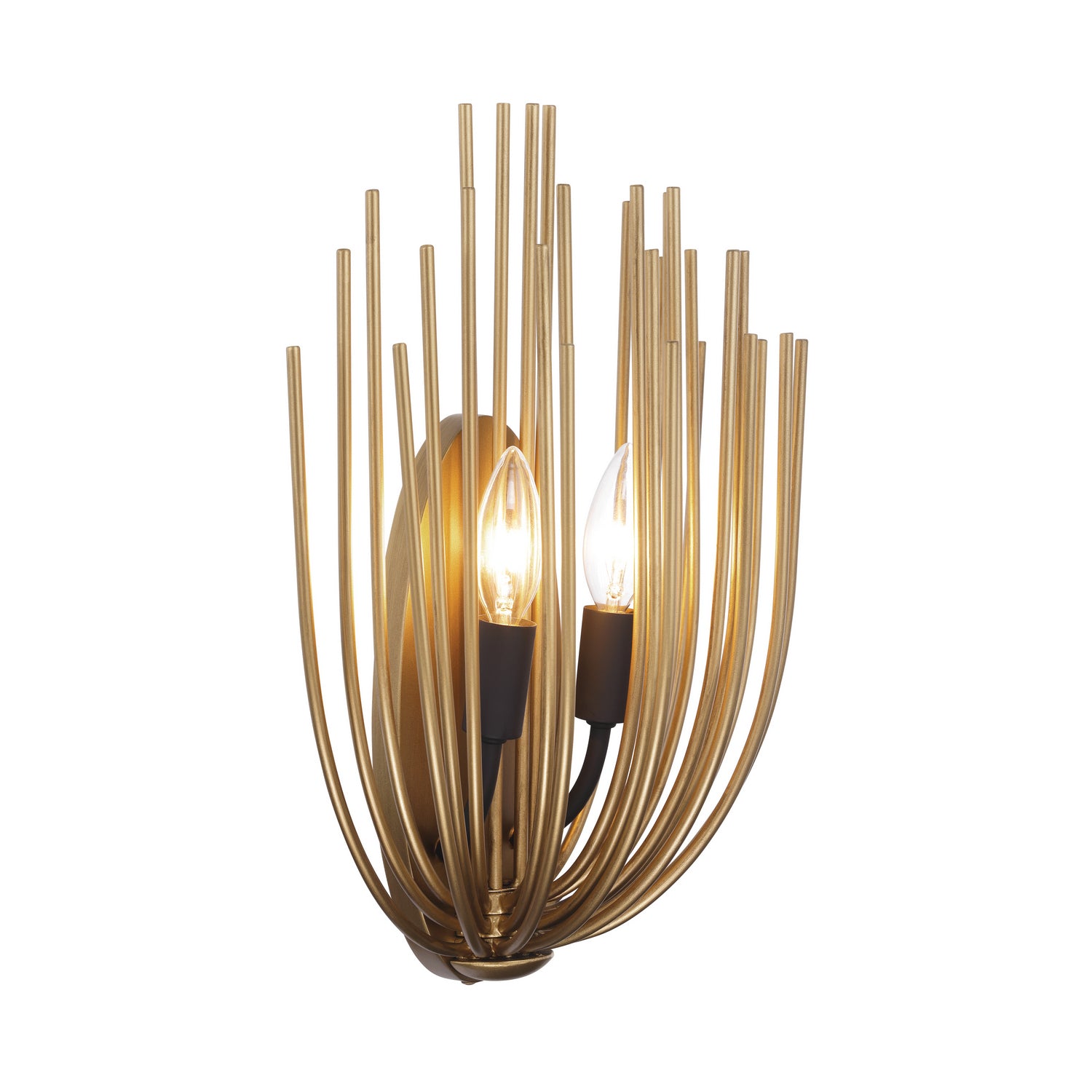Minka-Lavery - 16202-876 - Two Light Wall Sconce - Florenza - Legacy Brass