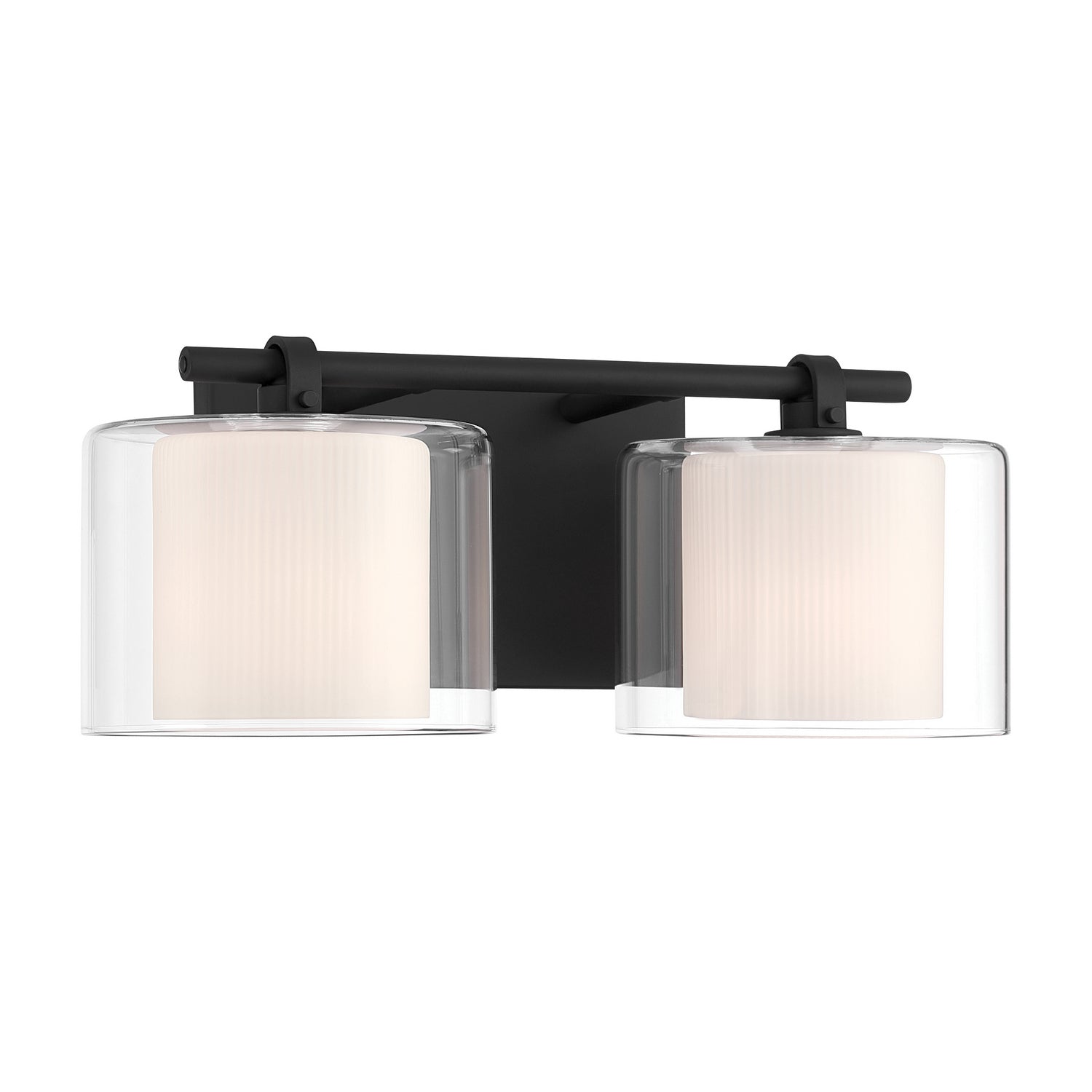 Minka-Lavery - 2062-899 - Two Light Vanity - Seville - Dark Matte Black