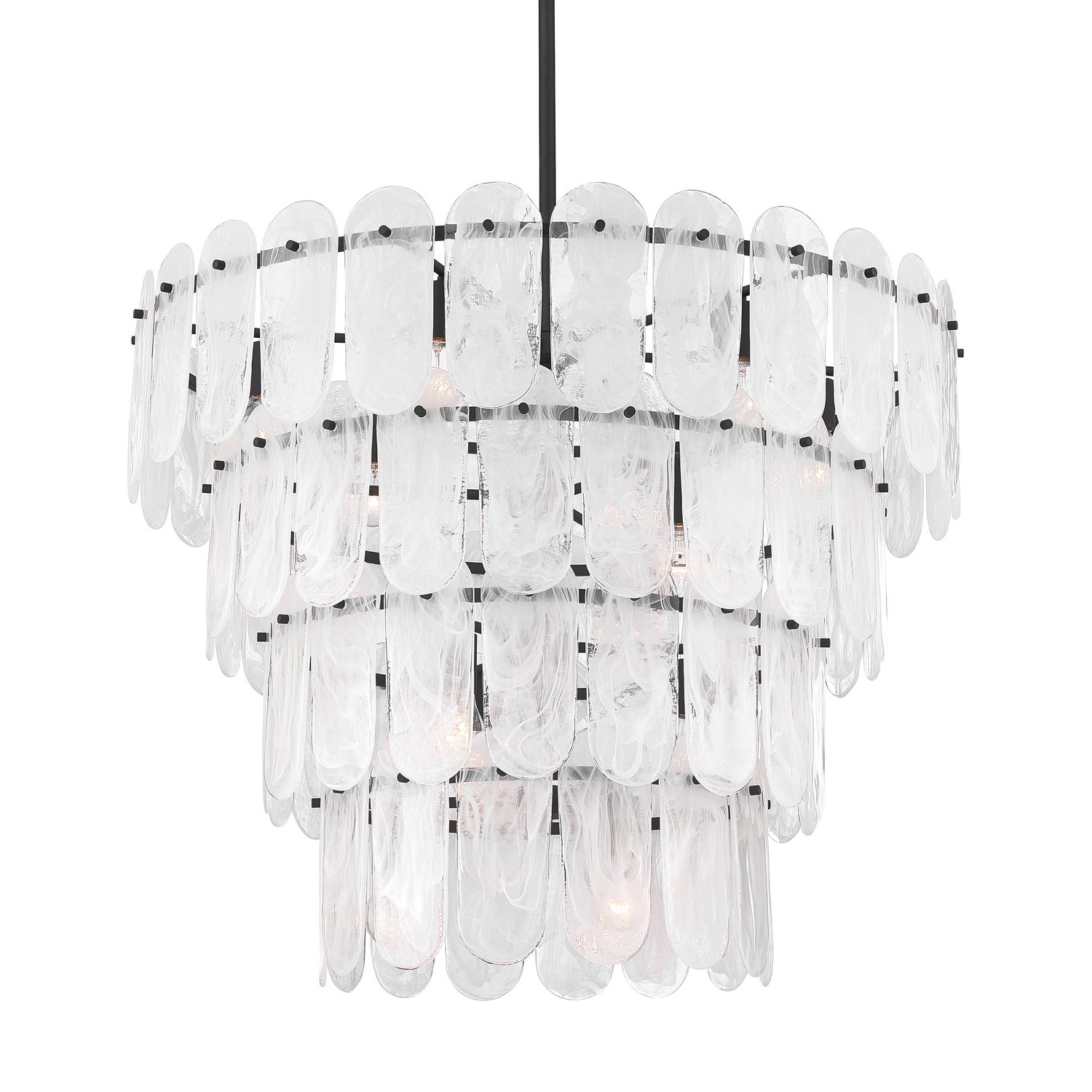 Minka-Lavery - 2250-899 - 15 Light Pendant - Oldmill - Dark Matte Black