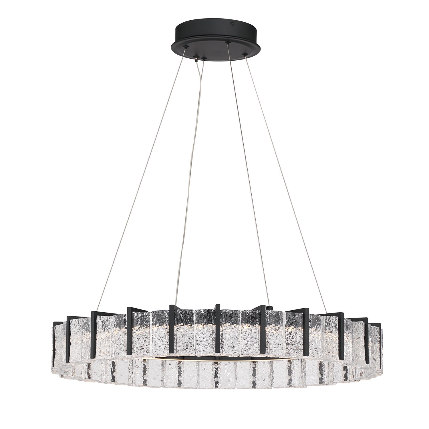 Minka-Lavery - 2415-899-L - LED Pendant - Sevryn - Dark Matte Black