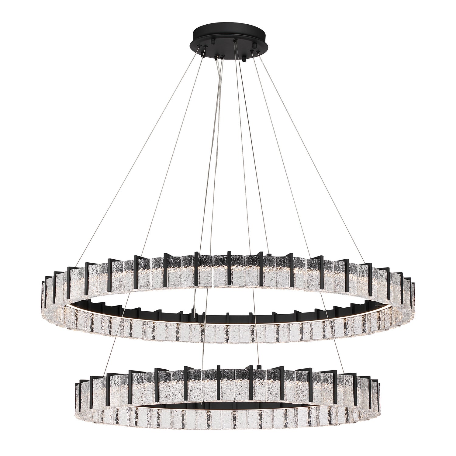Minka-Lavery - 2419-899-L - LED Chandelier - Sevryn - Dark Matte Black