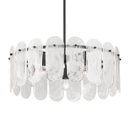 Minka-Lavery - 2595-899 - Five Light Pendant - Oldmill - Dark Matte Black