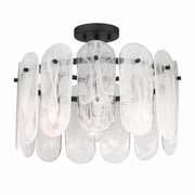 Minka-Lavery - 2596-899 - Three Light Semi-Flush Mount - Oldmill - Dark Matte Black