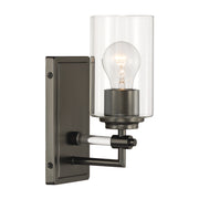 Minka-Lavery - 2641-749 - One Light Bath Sconce - Binsly - Rustic Gun Metal