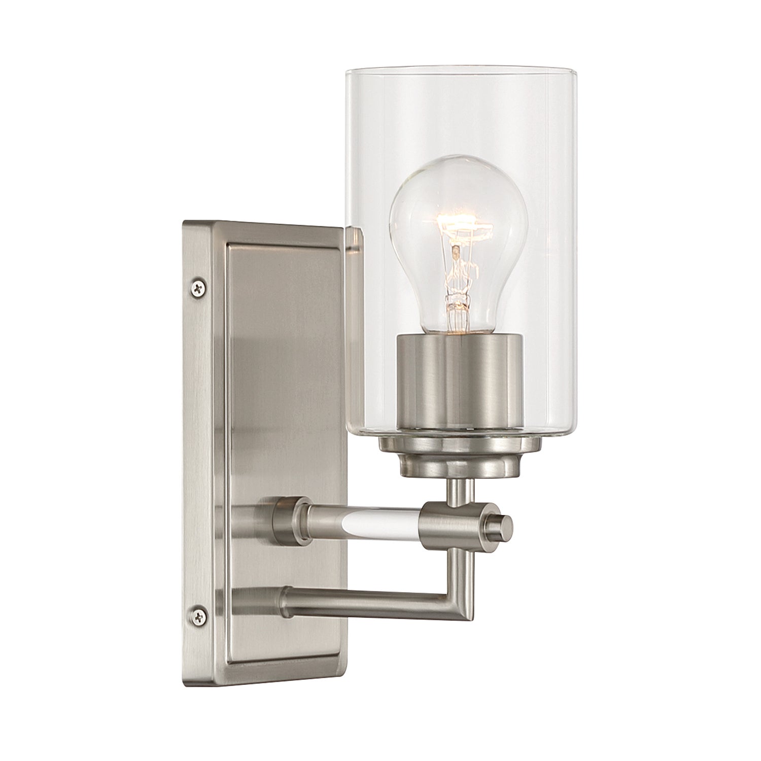 Minka-Lavery - 2641-84 - One Light Bath Sconce - Binsly - Brushed Nickel