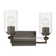 Minka-Lavery - 2642-749 - Two Light Vanity - Binsly - Rustic Gun Metal