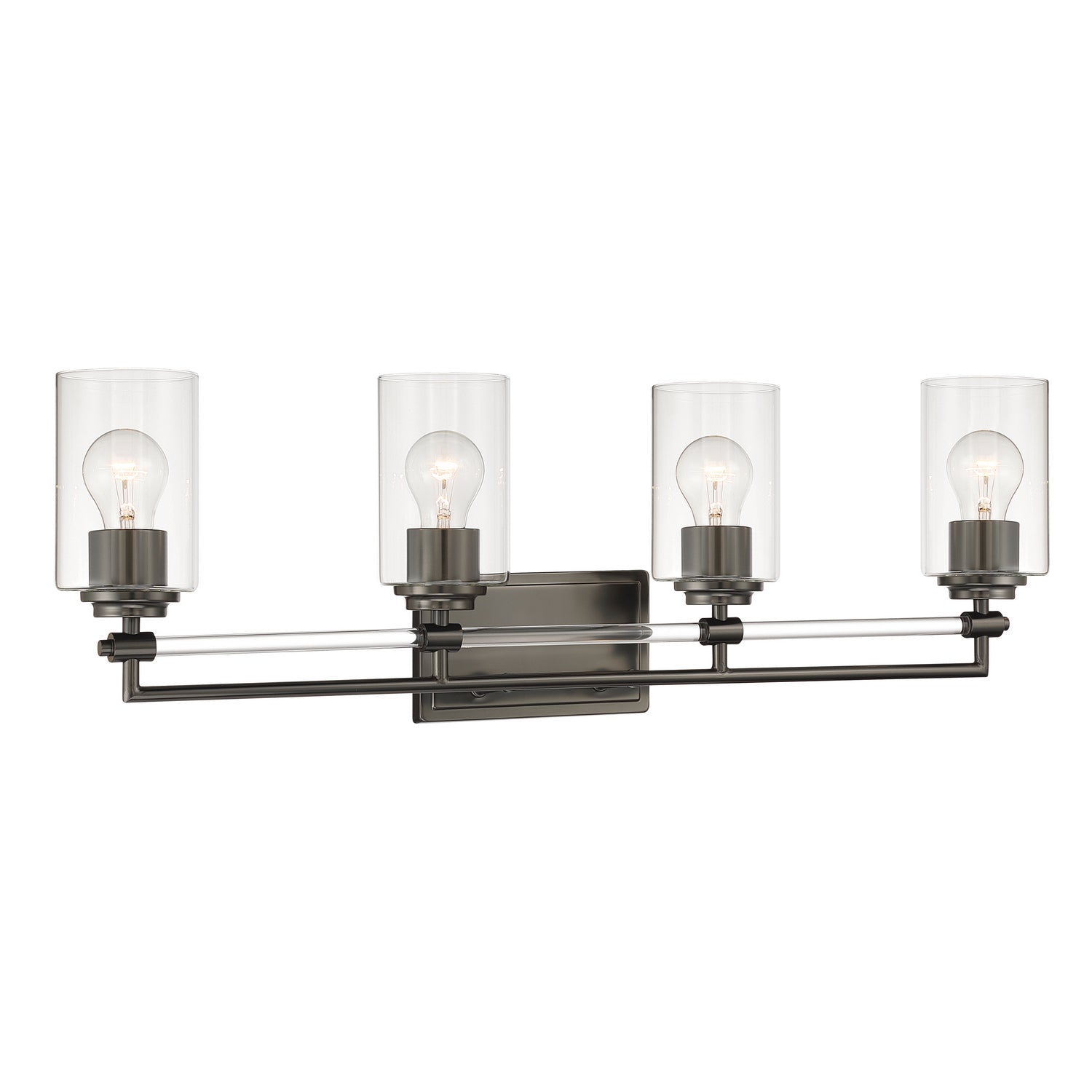 Minka-Lavery - 2644-749 - Four Light Vanity - Binsly - Rustic Gun Metal