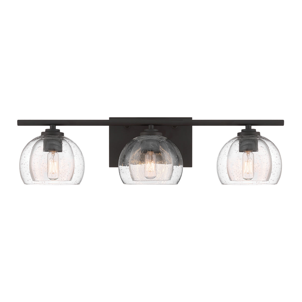 Minka-Lavery - 2723-860 - Three Light Vanity - Glint - Dark Bronze