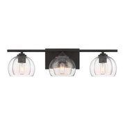 Minka-Lavery - 2723-860 - Three Light Vanity - Glint - Dark Bronze