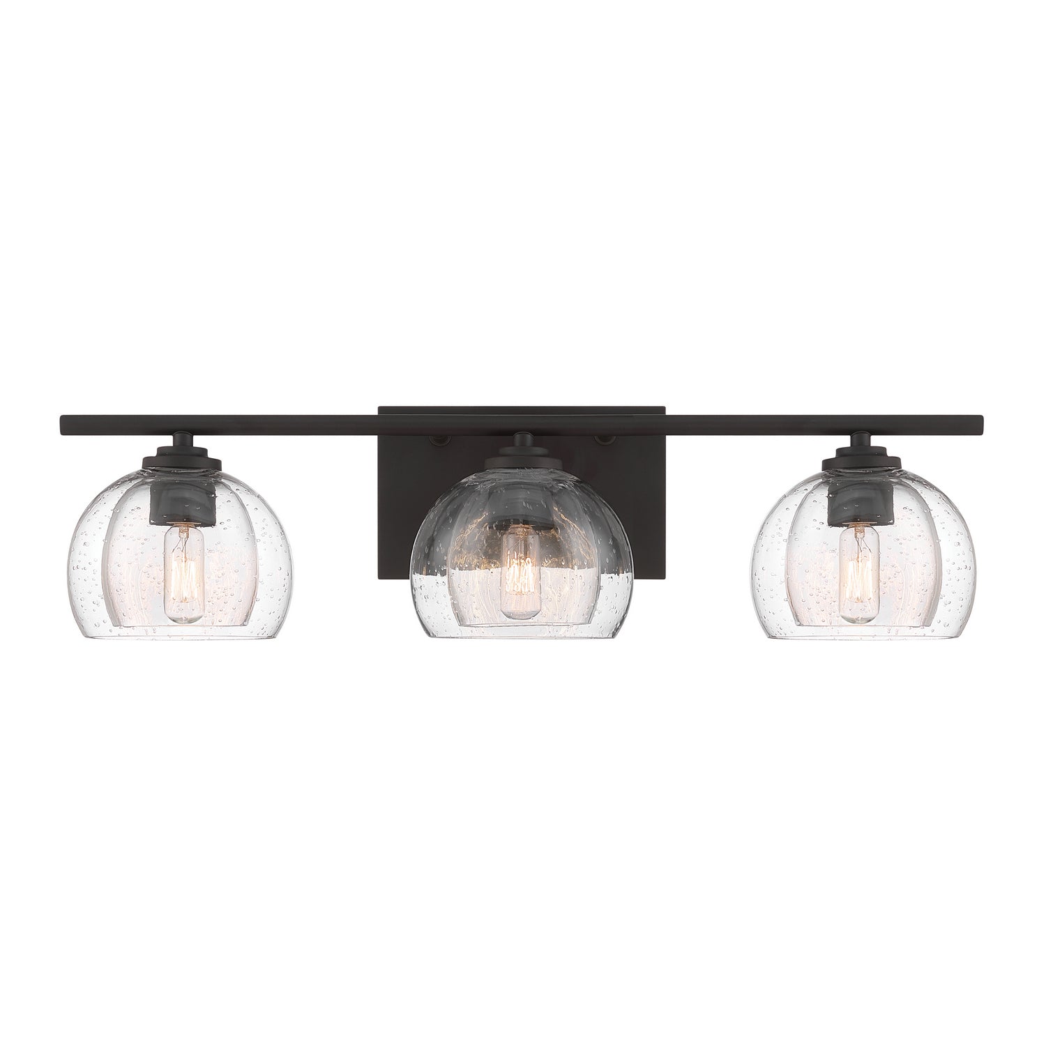 Minka-Lavery - 2723-860 - Three Light Vanity - Glint - Dark Bronze