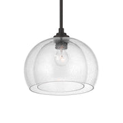 Minka-Lavery - 2725-860 - One Light Convertible Pendant/Semi-Flush Mount - Glint - Dark Bronze