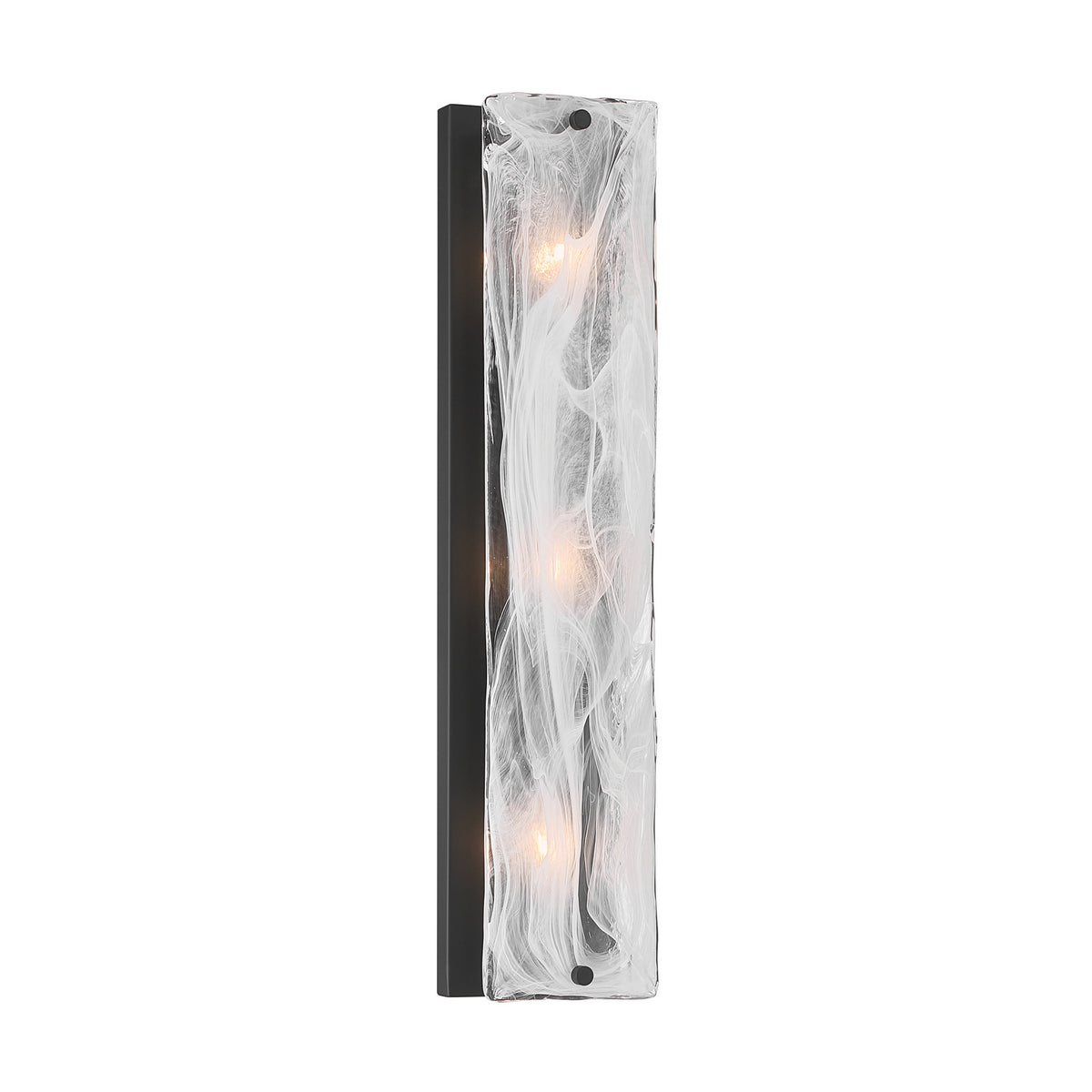 Minka-Lavery - 3633-899 - Three Light Vanity - Veil - Dark Matte Black