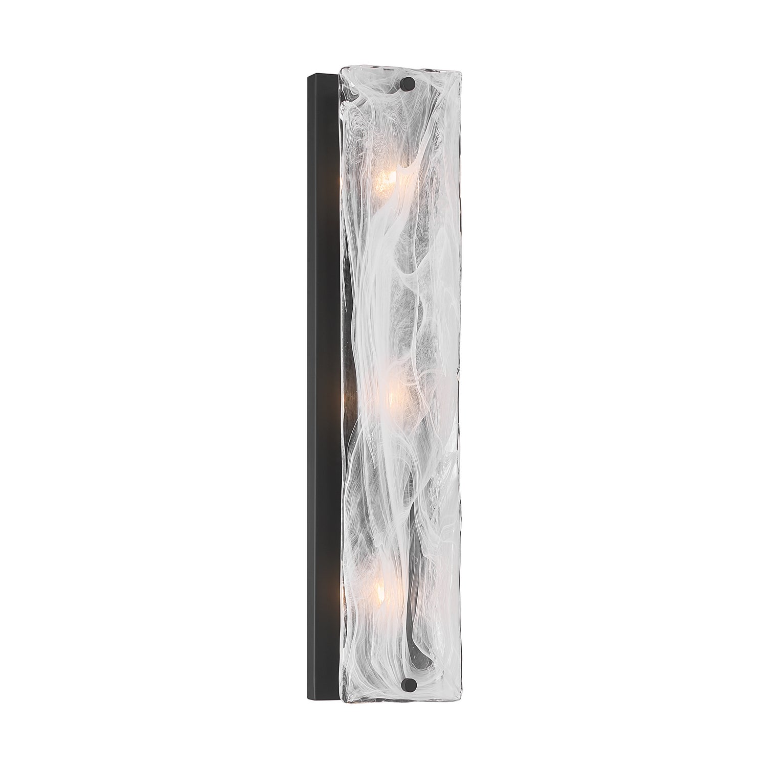 Minka-Lavery - 3633-899 - Three Light Vanity - Veil - Dark Matte Black