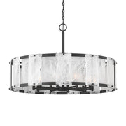 Minka-Lavery - 3638-899 - Ten Light Pendant - Veil - Dark Matte Black