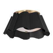 Minka-Lavery - 3955-796 - Three Light Flush Mount - Waveform - Dark Bronze