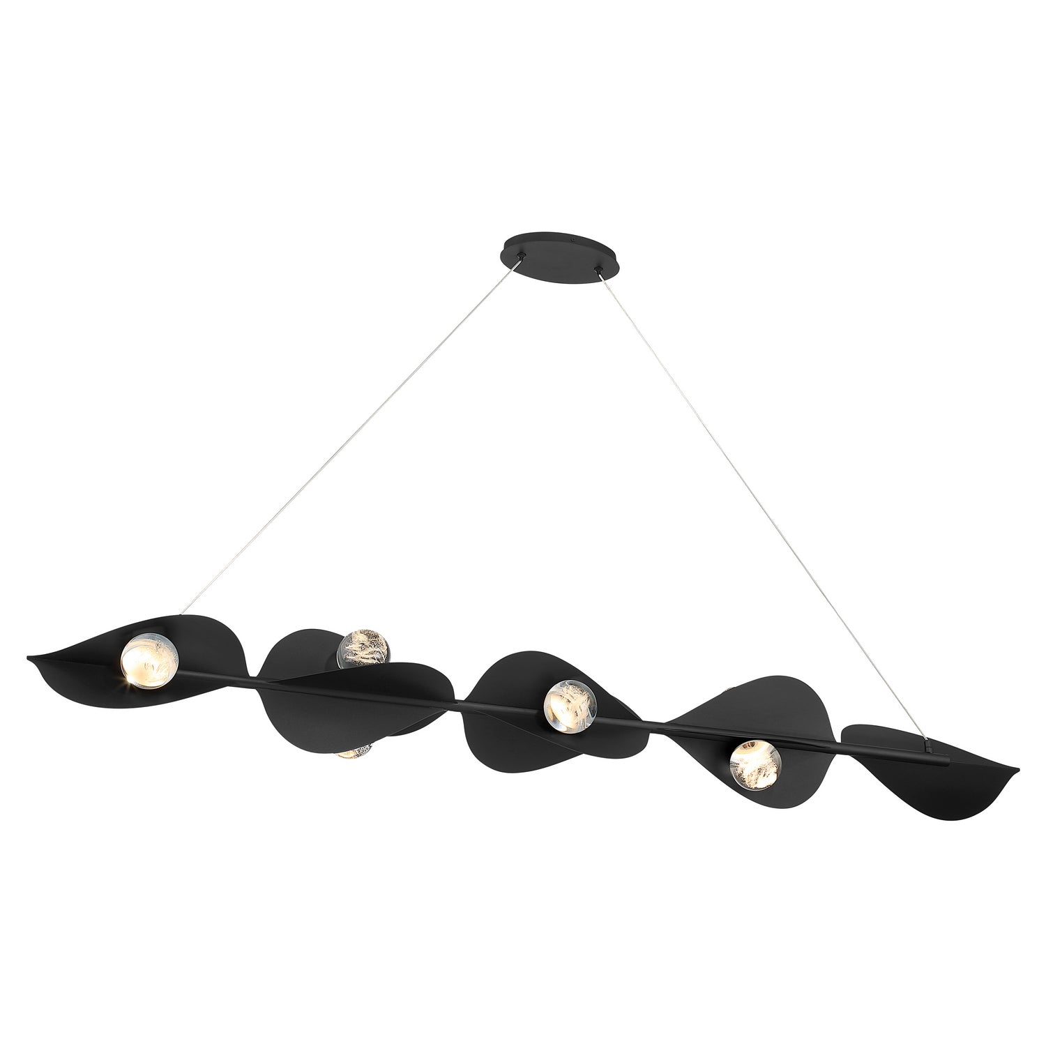 Minka-Lavery - 3977-66-L - LED Linear Chandelier - Pod - Sand Coal Black