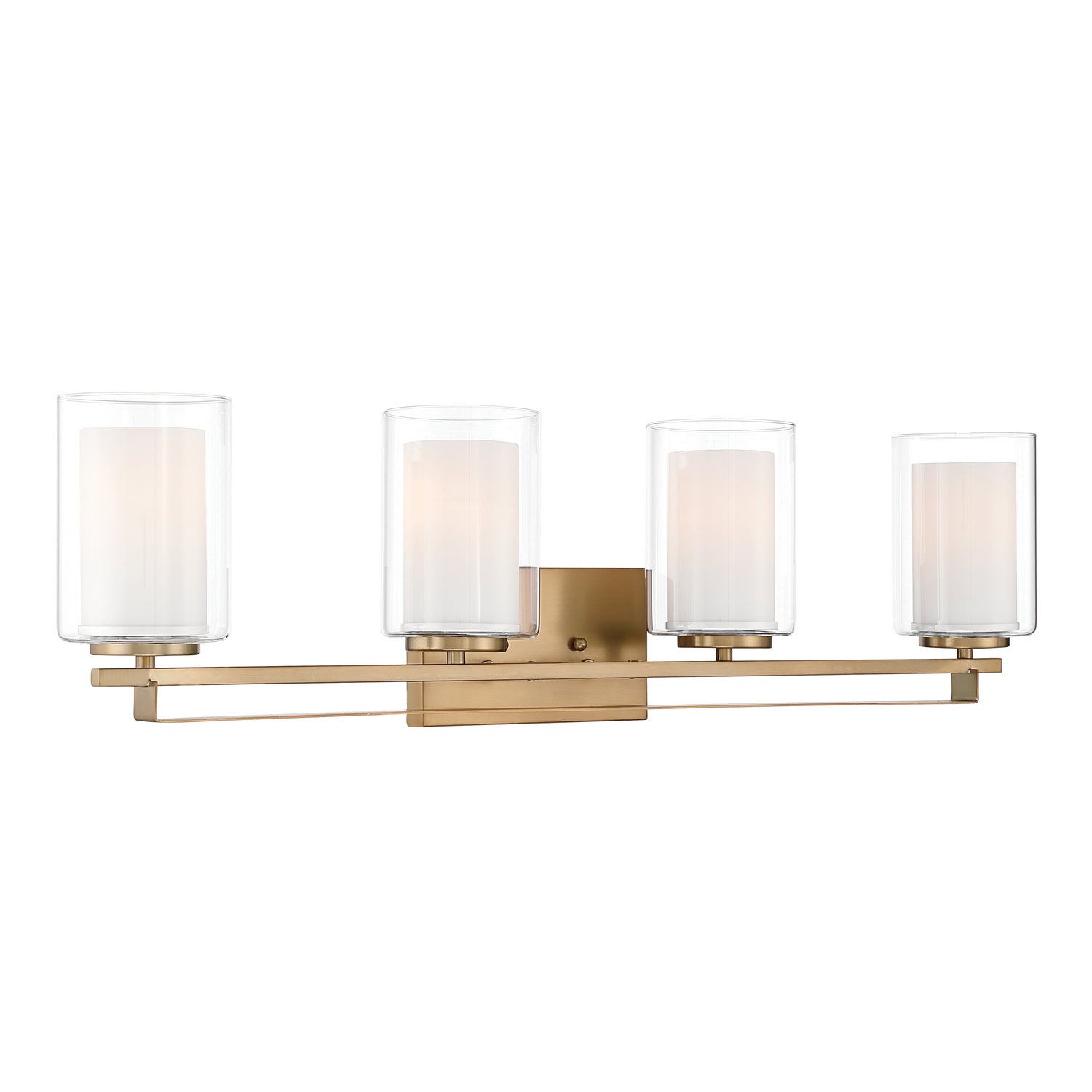 Minka-Lavery - 6104-791 - Four Light Vanity - Parsons Studio - Brushed Gold