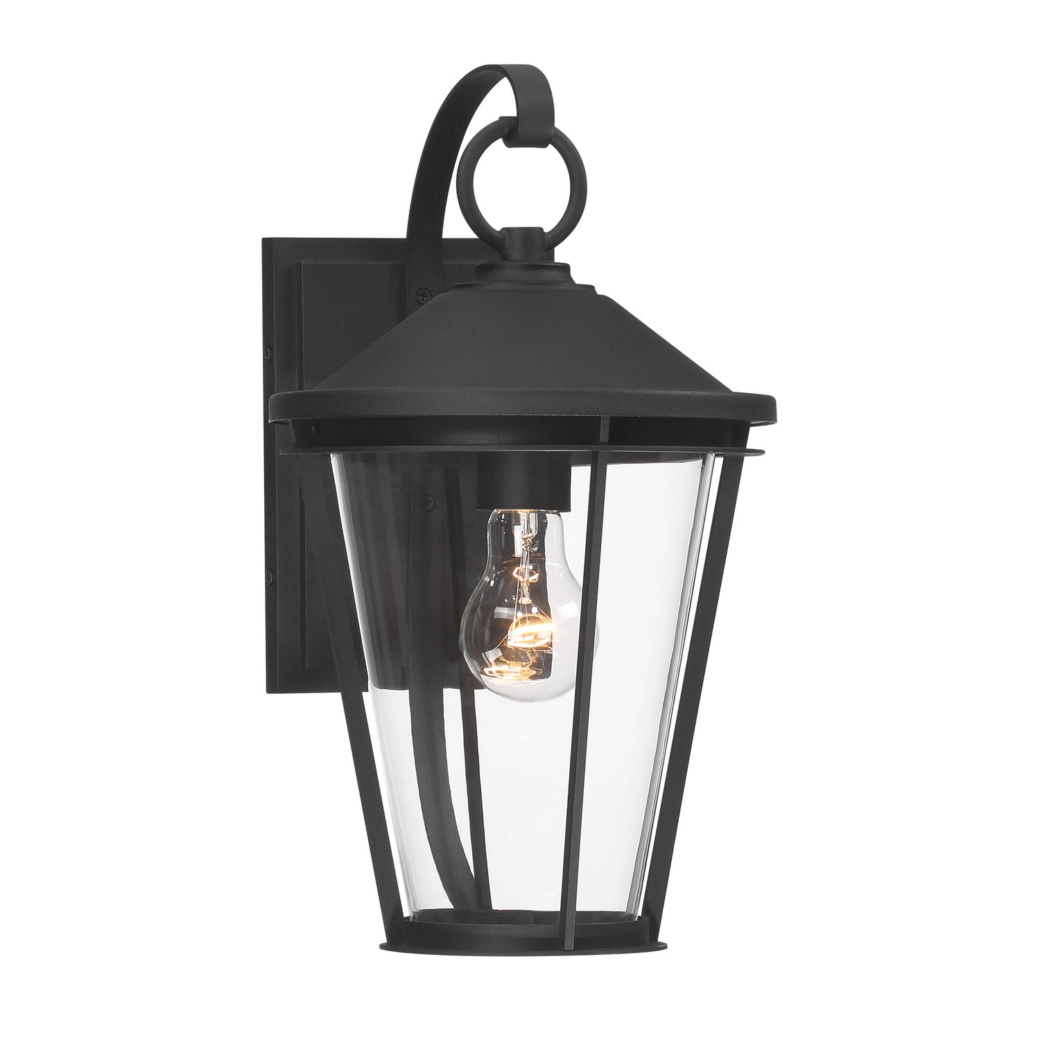 Minka-Lavery - 71281-66 - One Light Wall Sconce - Outremont - Sand Coal Black