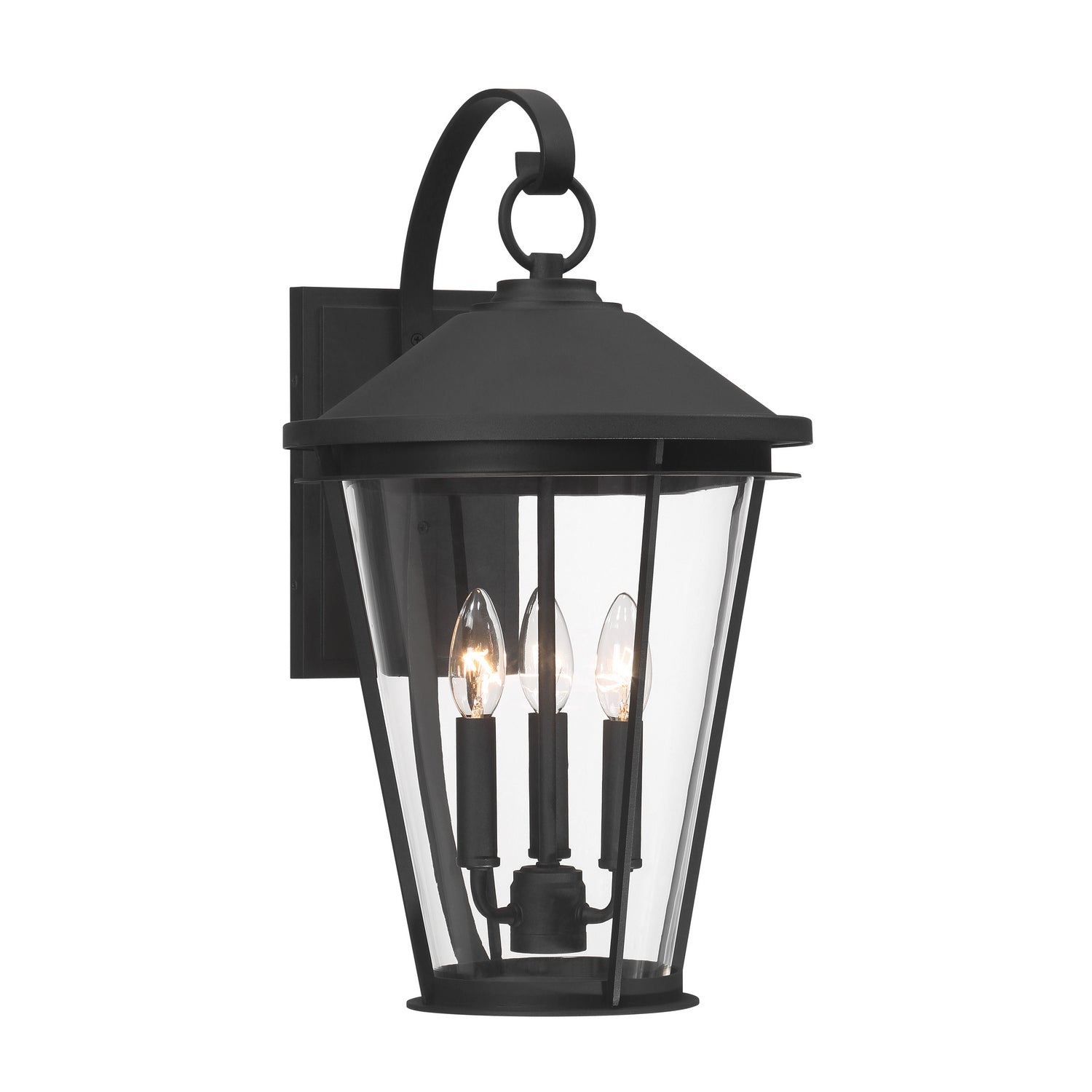 Minka-Lavery - 71283-66 - Three Light Wall Lantern - Outremont - Sand Coal Black