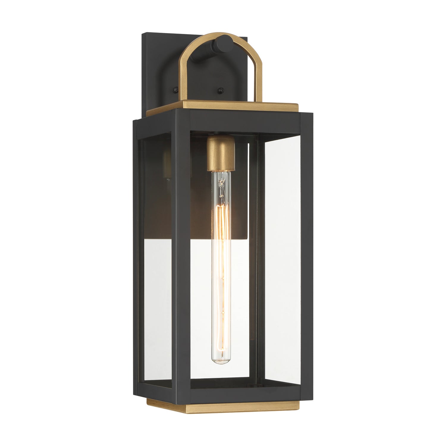 Minka-Lavery - 71332-734 - One Light Wall Sconce - Fenmark - Dark Matte Black