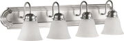 Quorum - 5094-4-165 - Four Light Vanity - Campbell - Satin Nickel